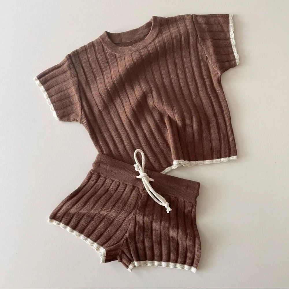 Wyld Bub Ribbed Summer Set, 9-12M | NWT